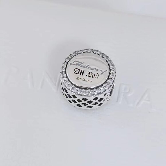 Pandora Disney Villains Charm Exclusive Charm Bead Button S925 Silver Pendant - Picture 7 of 7